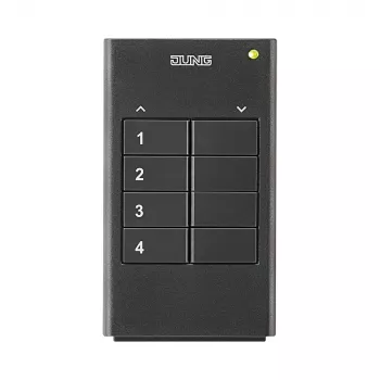 JUNG FMHS4 4-kanálový FM ručný vysielač 868 MHz Multi-Bit
