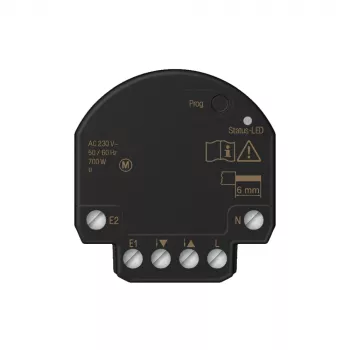 JUNG HOME Roletový aktor 1-kanálový Mini s 2 binárnymi vstupmi, Bluetooth Mesh BTJ1B2U