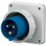 MENNEKES 826 Zabudovaný konektor samec 16A 3-polový 6h 230V IP67 modrý