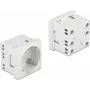 Delock Easy 45 Typ F zásuvka so shutter, Biela RAL 9003, 16 A, 250 V, balenie 10 ks 81324