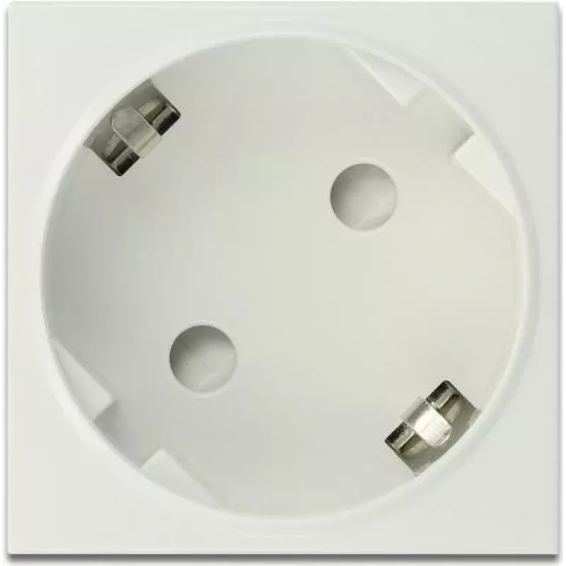 Delock Easy 45 Typ F zásuvka so shutter, Biela RAL 9003, 16 A, 250 V, balenie 10 ks 81324