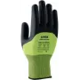 Uvex rukavice pletené HS C500 wet plus protiřezné rukavice, veľkosť 7, antracitová/limetková 6049607
