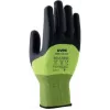 Uvex rukavice pletené HS C500 wet plus protiřezné rukavice, veľkosť 7, antracitová/limetková 6049607