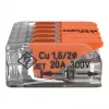 WAGO 221-415 COMPACT spojovacia svorka 5-vodičová 4 mm², balenie 25 ks