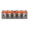 WAGO 221-415 COMPACT spojovacia svorka 5-vodičová 4 mm², balenie 25 ks