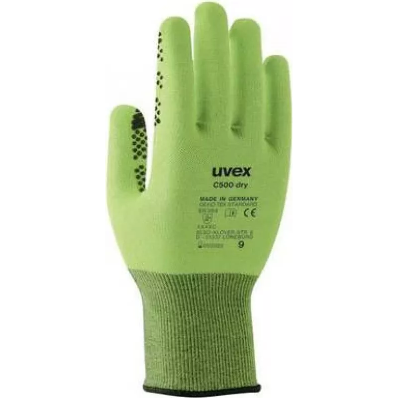 Uvex rukavice pletené HS, C500 dry, veľkosť 8 (6049908)