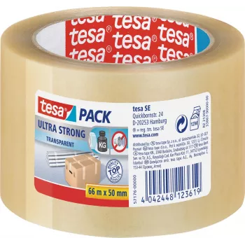TESA ultra silná 66 m PVC transparentná baliaca páska (57176)