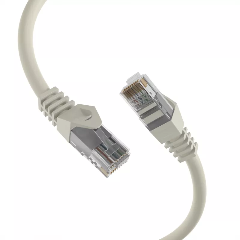 EFB Elektronik RJ45 patch kábel Cat.5e U/UTP LSZH CCA AWG24/7 sivý 1m K8110GR.1