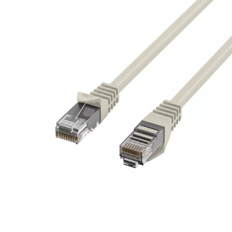 EFB Elektronik RJ45 patch kábel Cat.5e U/UTP LSZH CCA AWG24/7 sivý 1m K8110GR.1