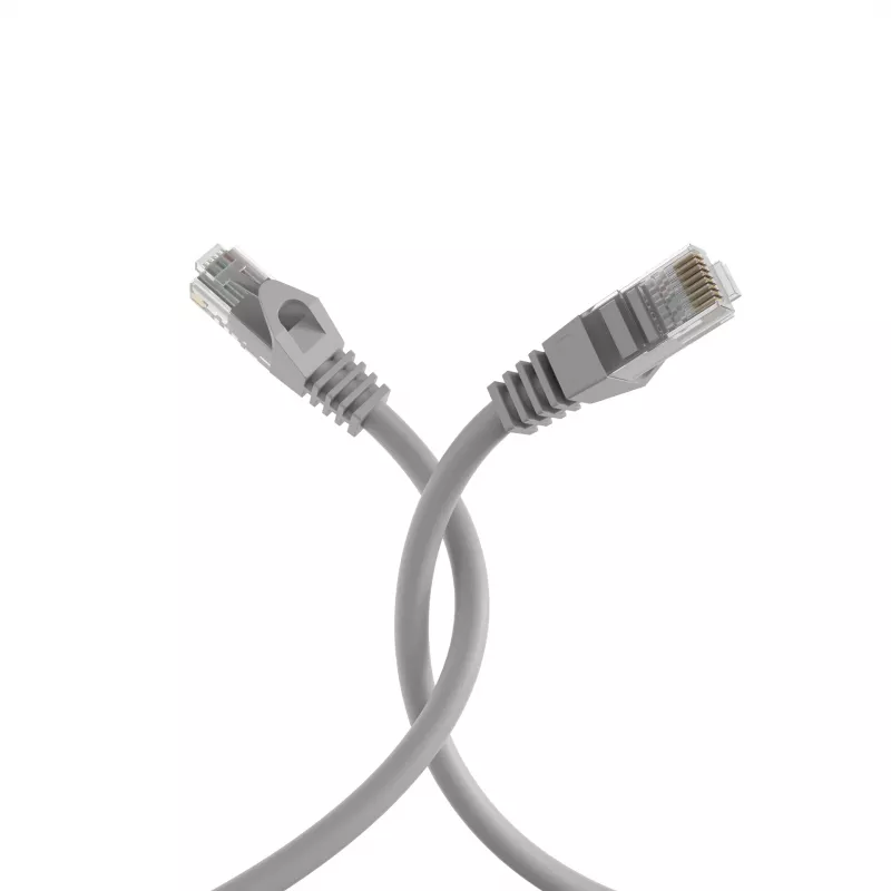 EFB Elektronik RJ45 patch kábel Cat.5e U/UTP LSZH CCA AWG24/7 sivý 1m K8110GR.1