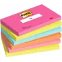 3M Post-it Notes 655-6-POP, 127 x 76 mm, Powerpink, 100 listov, opakovane odstrániteľné