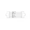 Cordial 15588 CAT 7a S/FTP patch kábel, RJ45, 1 m, čierny, PUR