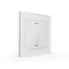 MDT BE-GTL1TW.B1 sklenený tlačidlový panel II Light, 1-násobný, RGBW stavová LED, teplotný senzor, biely