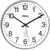 PEWETA rádiové nástenné hodiny matne čierne plast 30 cm čierna/biela 51.130.313