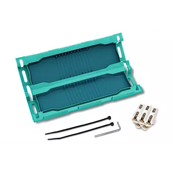 HellermannTyton WIC1-0 zelený snap-on káblový marker 0, PP, 1,5-2,5 mm 435-00656