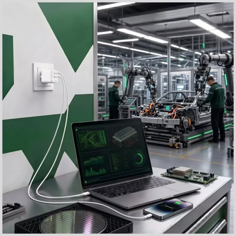 4smarts PDPlug SiC Dual 45W 2C biela nástenná nabíjačka