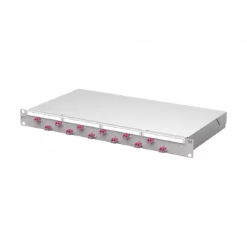 METZ CONNECT VIK 12xLC-D OM4 LWL patch panel 1U 24 vlákien 1504507512-F