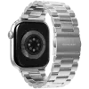 VONMÄHLEN Link náramok 2 pre Apple Watch 44/45/46/49mm, ušľachtilá oceľ, strieborný
