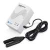 H-Tronic 1114720 detektor vody s externým snímačom, konektor, 230V AC, akustický alarm 85 dB, reléový výstup, 2m kábel snímača