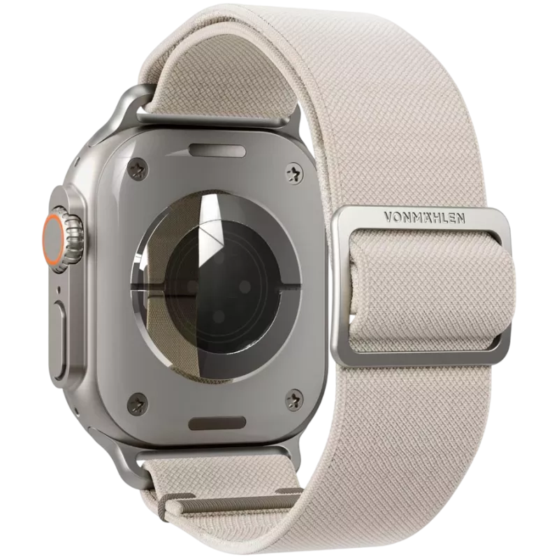 VONMÄHLEN Classic Nylon Loop pre Apple Watch 40/41/42mm, krémová