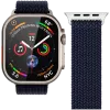 VONMÄHLEN tkaný náramok Loop pre Apple Watch 40/41/42mm, námornícka modrý
