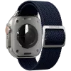 VONMÄHLEN tkaný náramok Loop pre Apple Watch 40/41/42mm, námornícka modrý