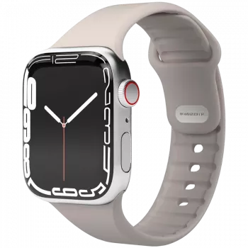 VONMÄHLEN Classic náramok 2 pre Apple Watch 44mm, 45mm, 49mm, univerzálna veľkosť, krémová
