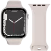 VONMÄHLEN Classic náramok 2 pre Apple Watch 44mm, 45mm, 49mm, univerzálna veľkosť, krémová
