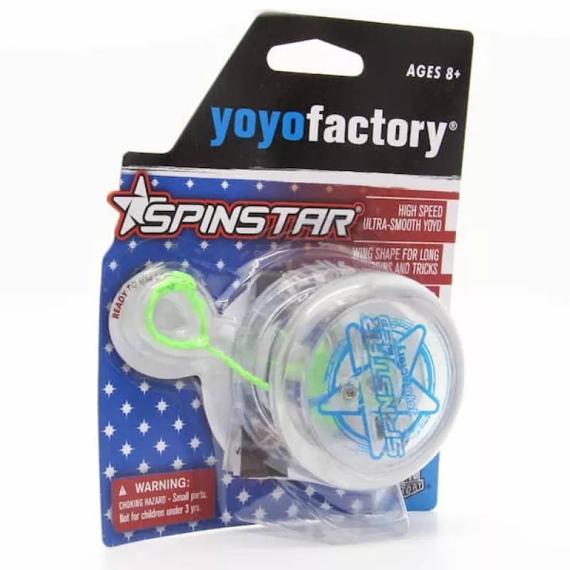 YoYoFactory Spinstar svietiace v tme modré jojo pre začiatočníkov až pokročilých