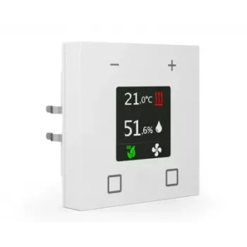 MDT SCN-RTR63S.01 KNX izbový termostat Smart 63, Studio biela lesklá