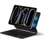 DIGISTOR HK ESR iPad Pro 13 inch (M4, 2024) puzdro s klávesnicou s nastaviteľnou magnetickou stojkou, odnímateľné ochranné puzdro, Rebound 360 séria, sivá