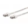 METZ BTR 13084V7588-E Ultraflex500 Cat.6A S/FTP patch kábel RJ45 biely 7,5m