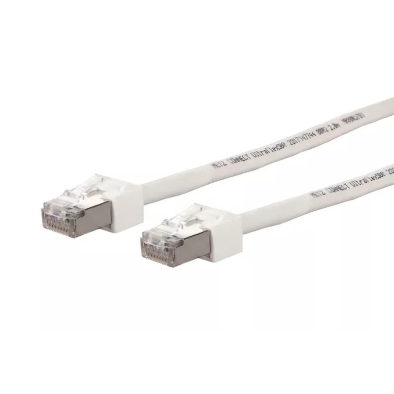 METZ BTR 13084V7588-E Ultraflex500 Cat.6A S/FTP patch kábel RJ45 biely 7,5m