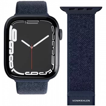 VONMÄHLEN Fitness Loop 2 remienok k smartwatchom pre 44mm, 45mm, 46mm, 49mm puzdro, univerzálna veľkosť, námornícka modrá