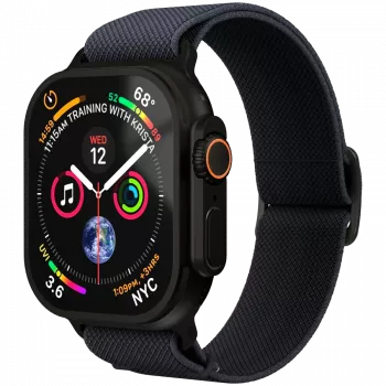 VONMÄHLEN Classic Nylon Loop pre Apple Watch 40/41/42 mm, One Size, Navy Black