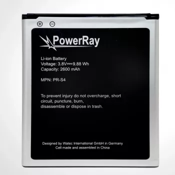 PowerRay batéria PR-S4 pre Samsung Galaxy S4, 2600 mAh, Bulk