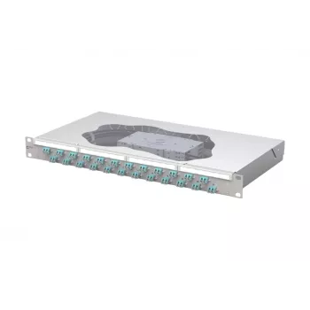 METZ CONNECT zvárací patch panel 24xLC-Duplex OM3 1U 19 palcov 1504557724-E