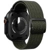 VONMÄHLEN Woven Loop pre Apple Watch 44/45/46/49mm, Olive Black