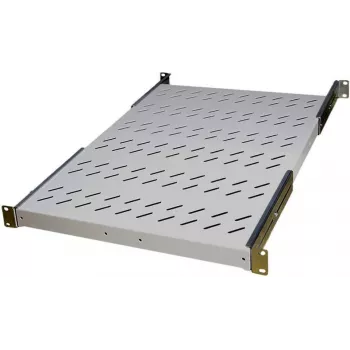 IT-BUDGET 19 palcová pevná police pre rack, nosnosť 150 kg, hĺbka 650 mm, svetlosivá 90ITB19FBX650G