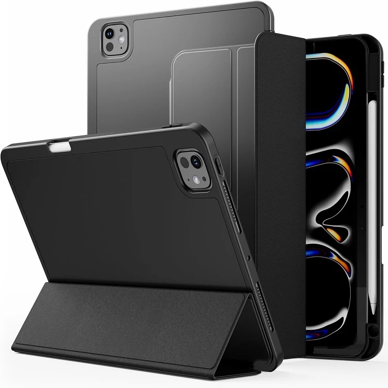 MRDISC flip kryt puzdro pre Apple iPad Pro M4 – čierne TPU MG-FLIPIPADPM4