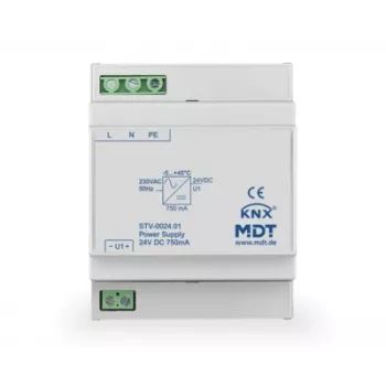 MDT STV-0024.01 zbernicové napájanie 4TE DIN lišta 24V DC 750mA