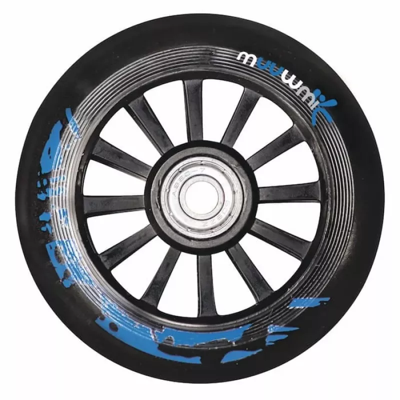MUUWMI AU 408 stunt kolobežka, 100 mm kolieska, čierna/modrá