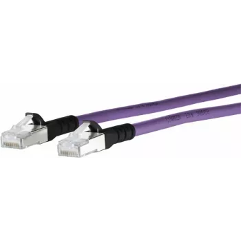 METZ CONNECT 1308451009-E Cat6a S/FTP sieťový kábel, 1 m, fialová