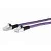 METZ CONNECT 1308451009-E Cat6a S/FTP sieťový kábel, 1 m, fialová