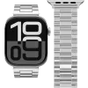 VONMÄHLEN Link náramok 2 pre Apple Watch 40/41/42 mm, nerezová oceľ, strieborný