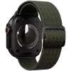 VONMÄHLEN tkaný Loop pre Apple Watch 40/41/42 mm, olivová čierna
