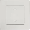 PowerRay PR-SCS-01 WiFi dotykový smart spínač roliet, sklenený rám biely