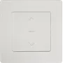 PowerRay PR-SCS-01 WiFi dotykový smart spínač roliet, sklenený rám biely