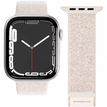 VONMÄHLEN Fitness Loop 2 náramok pre Apple Watch 44/45/46/49 mm, krémová