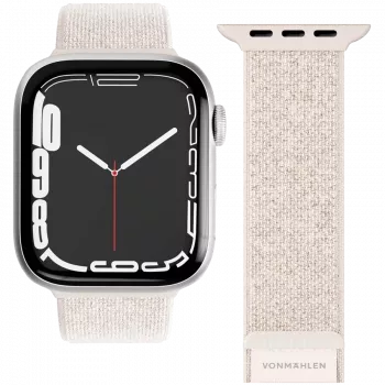 VONMÄHLEN Fitness Loop 2 náramok pre Apple Watch 40/41/42 mm, krémová